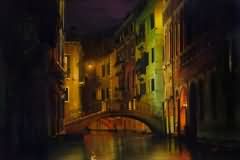Venice by night