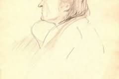 pencil on paper, 9.84"h x7.87"w (250x200mm), 1984