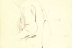 pencil on paper, 9.84"h x7.87"w (250x200mm), 1984