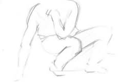 pencil on paper, 9.84"h x7.87"w (250x200mm), 1984