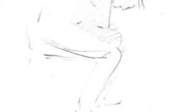 pencil on paper, 8.27"h x11.69"w (210x297mm), 1984