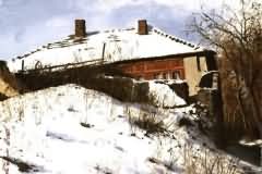 Snow decay, Old Kishinev, Ismail str.