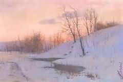 Winter sunset