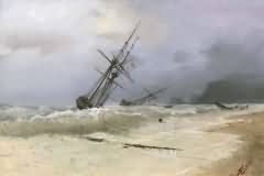 Sea after storm