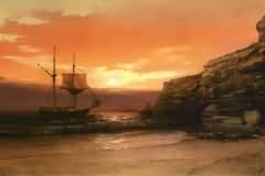 Seascape sunset
