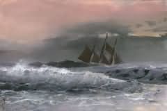 Amidst waves