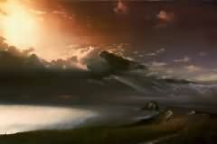 Seascape sunset