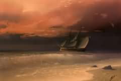 Seascape sunset